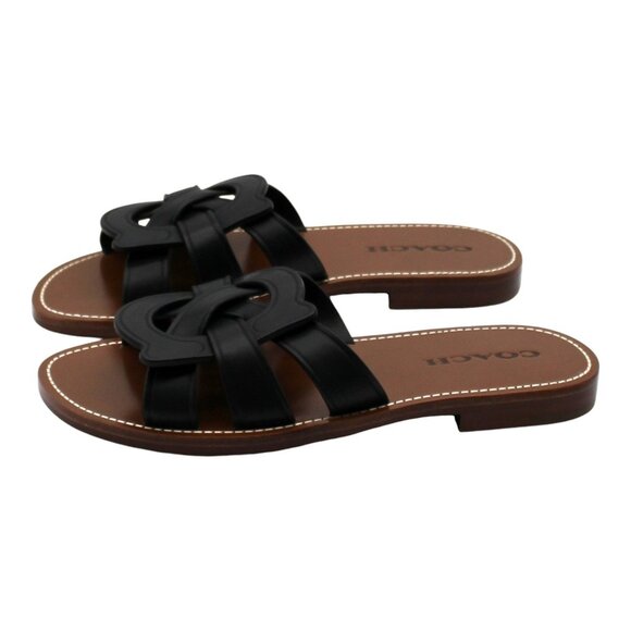 Coach Issa "C" Emblem Slide Sandals - Picture 5 of 9